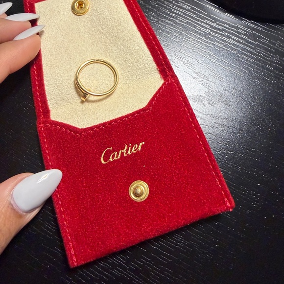 Cartier Jewelry - 100% Authentic Cartier Gold Small Juste in Clou Ring